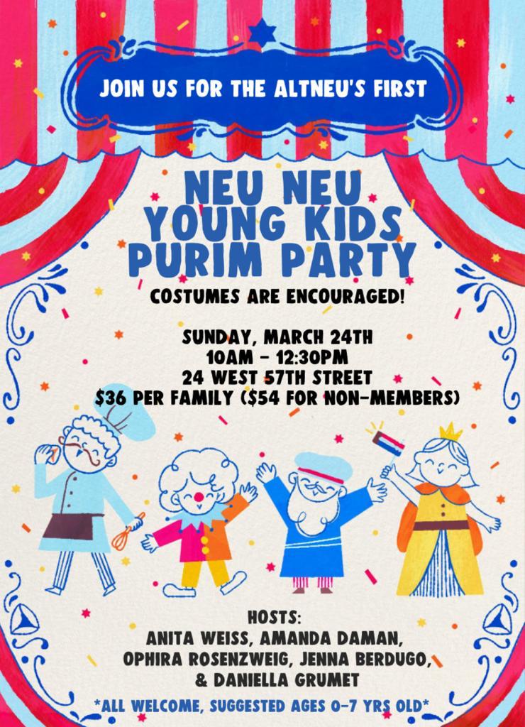 Neu Neu Purim Party